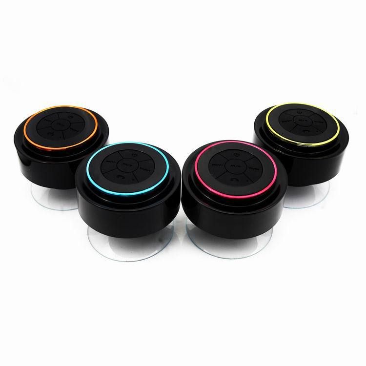 Alto-falante Bluetooth à prova d'água IPX 7, alto-falante portátil, mini alto-falante para banheiro, rádio sem fio, alto-falante Bluetooth multifuncional_voghion.com