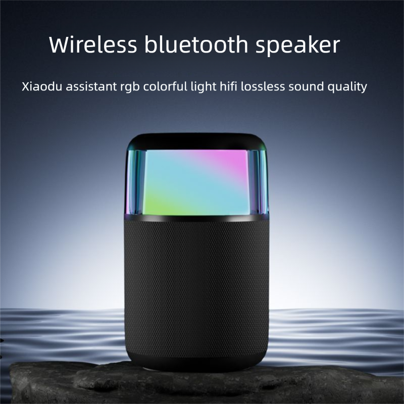 Wireless Smart Bluetooth Atmosphere Light Home High-Quality Outdoor Subwoofer Card Slot Mini Speaker Payment_voghion.com