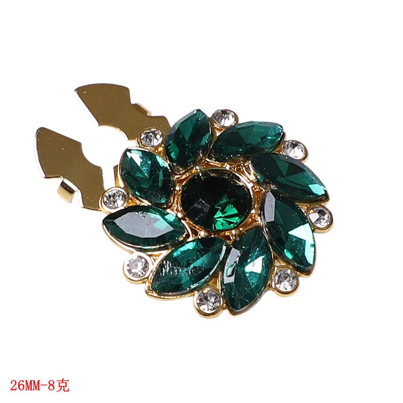 Water Women's Shirts Dresses, Decorative Cufflinks, Simple And Multi Style Water Diamond Inlaid Cufflinks_voghion.com