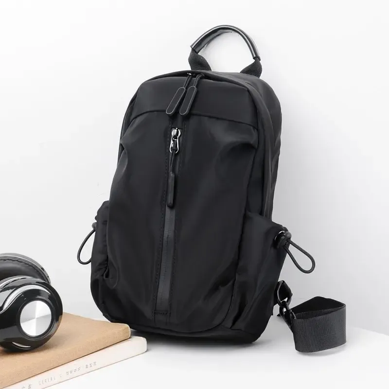 Brusttasche Herrenmode Männer Frauen Universal Business Outdoor wasserdichte Umhängetaschen Messenger Pack USB-Aufladung_voghion.com