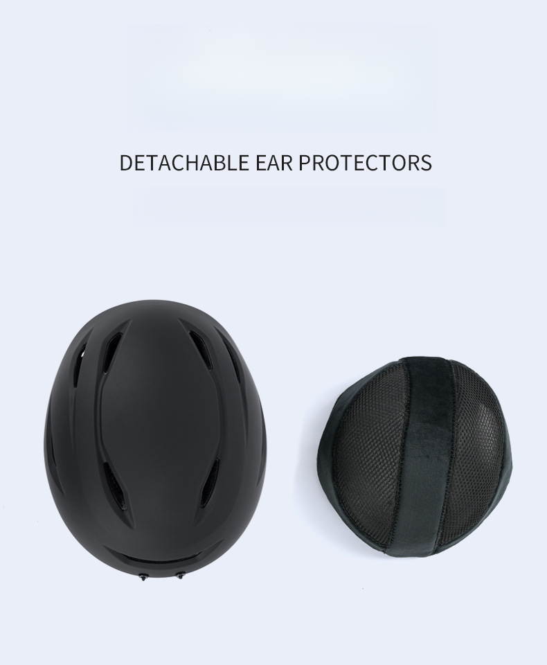 Single and double board professional outdoor skiing helmet equipment, warm, breathable, anti-collision and safe skiing helmet_voghion.com