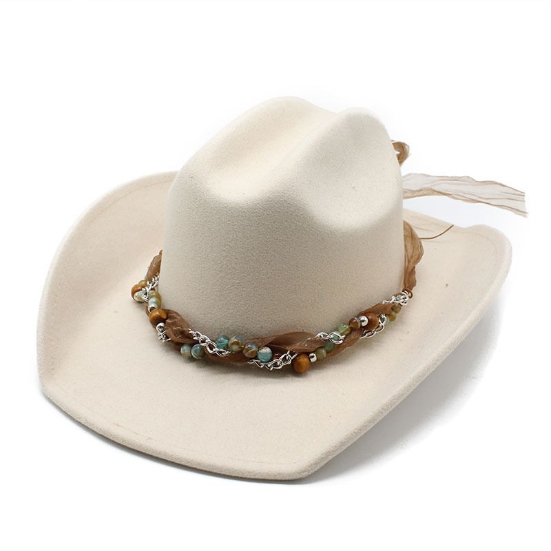 Cappello tibetano in feltro di jeans, alla moda, da uomo e da donna, con tesa arrotolata_voghion.com