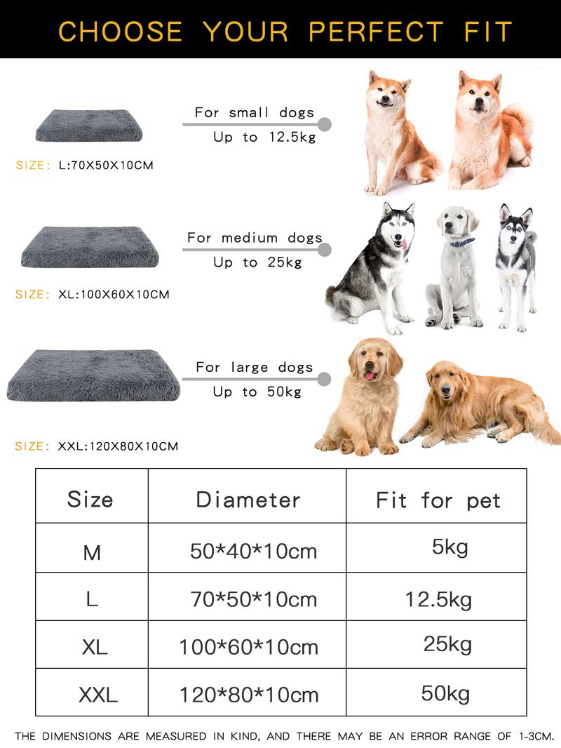 Dog Mat Fluffy Bed Cushion Accessory Supplies Pets Dogs Accessories Basket Baskets Big Small Pet Products Large Beds Sofa Cats_voghion.com
