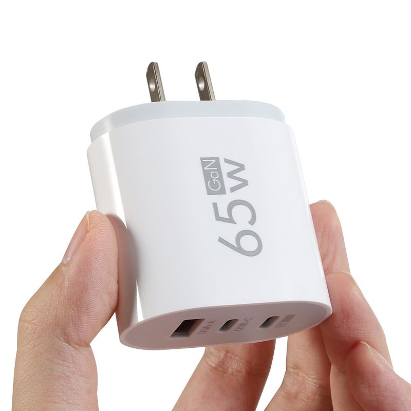 Cargador de móvil tipo C de 2 A USD+2PD para festivales de música, con múltiples puertos para viajes americanos y europeos_voghion.com