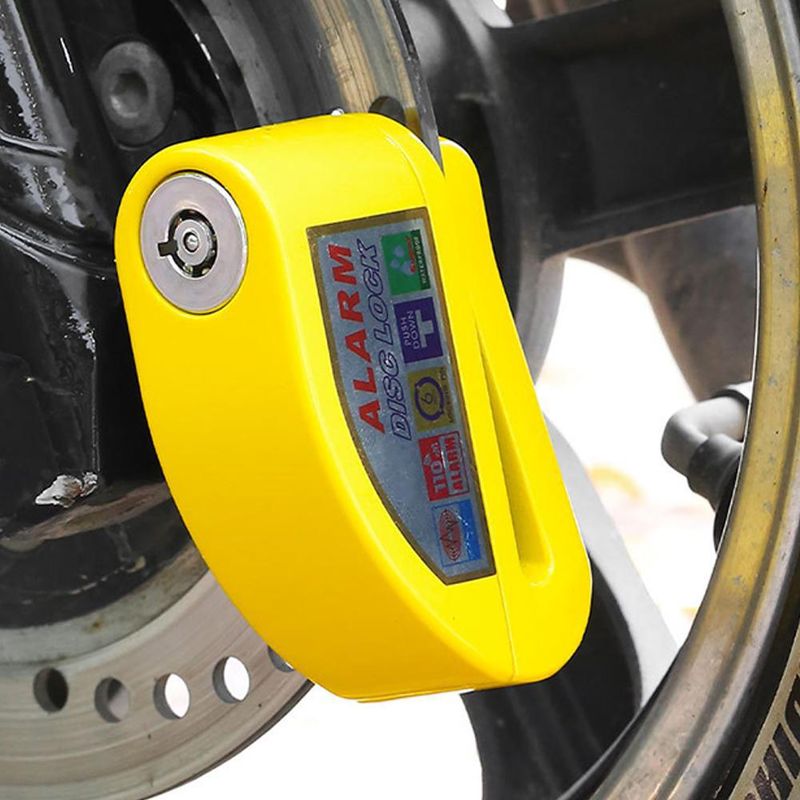 Motorcycle Alloy Anti-theft Electric Vehicle Alarm Bicycle Disc Brake Lock_voghion.com