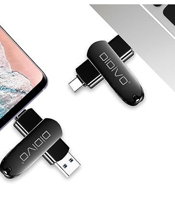 DIDIVO USB-C-Flash-Laufwerk 512 GB/256 GB/128 GB/64 GB 2-in-1 OTG USB 3.0-Daumenlaufwerk Dual-USB-C-Speicherstick Hochgeschwindigkeits-Jump-Drive Fotostick_voghion.com