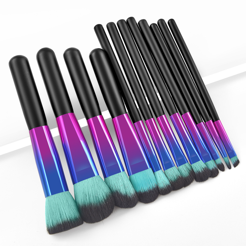 12 nya sminkborstar i flera färger_voghion.com