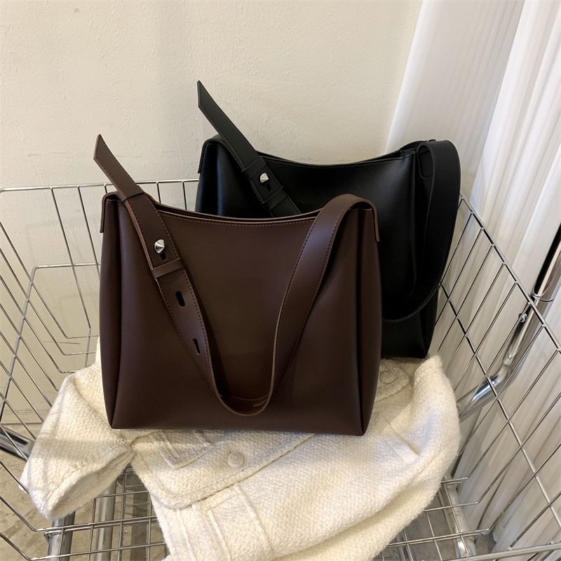 Borsa tote singola per donna 2023 nuova casual da donna per madre e figlio, grande capacità e semplice borsa a tracolla singola_voghion.com