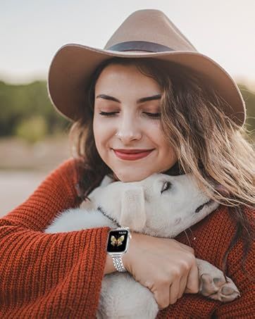 Cinturino sottile in metallo compatibile con Apple Watch da 49 mm, 46 mm, 45 mm, 44 mm, 42 mm, 41, 40, 38 mm, cinturino a catena in acciaio inossidabile Dr._voghion.com