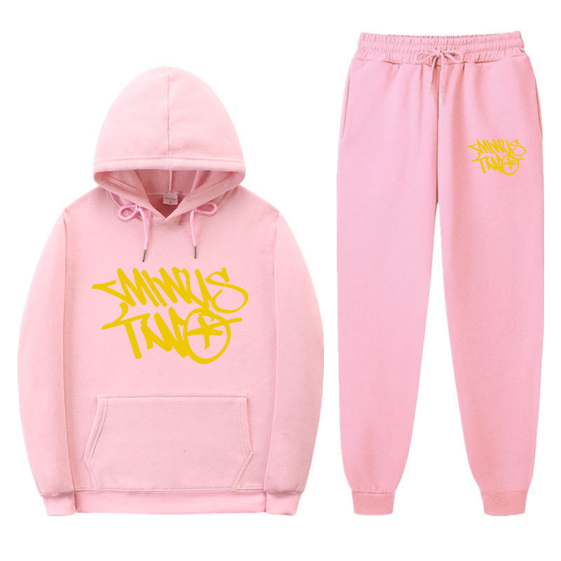 Set di felpe sportive casual da uomo e da donna con lettera 2024Y2K stampata con orlo inferiore filettato e vestibilità ampia_voghion.com