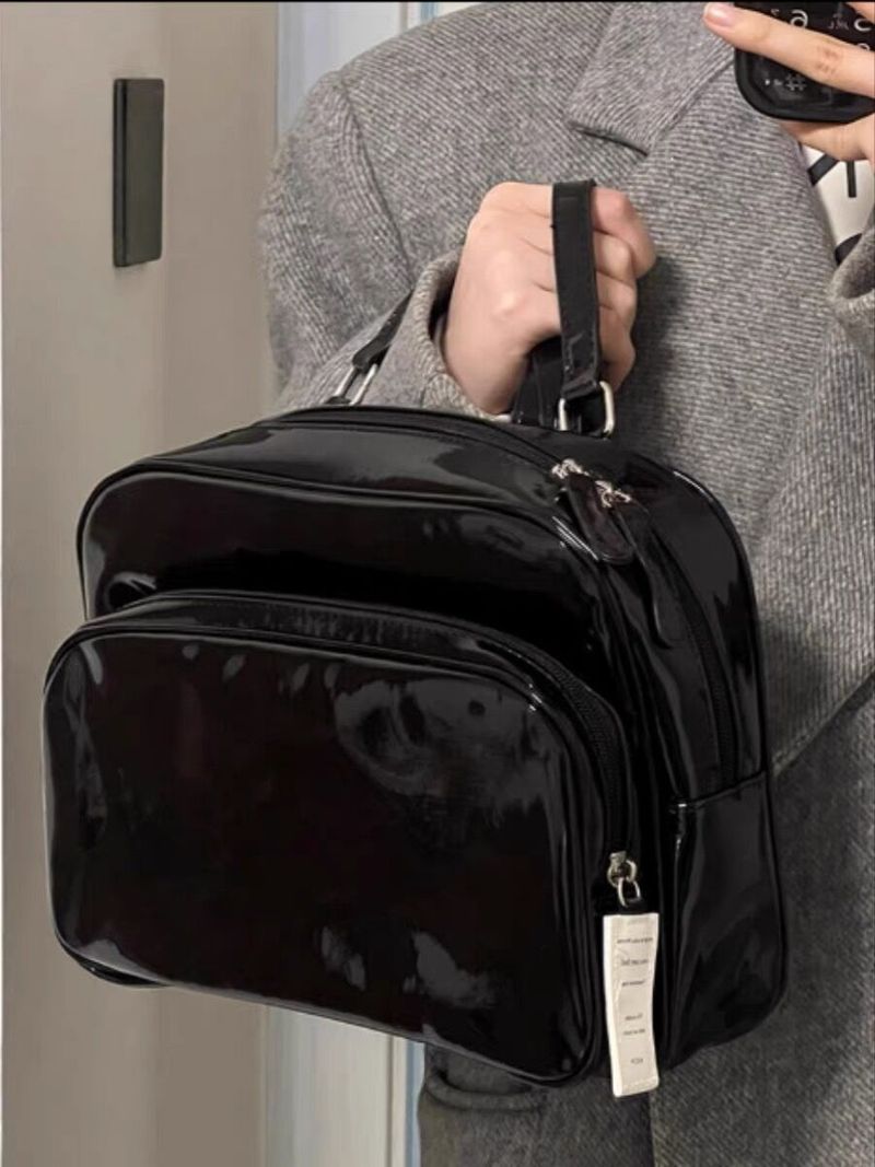 2025 New Cute And Playful Solid Color Small Casual Pax Backpack Fashion Simple_voghion.com