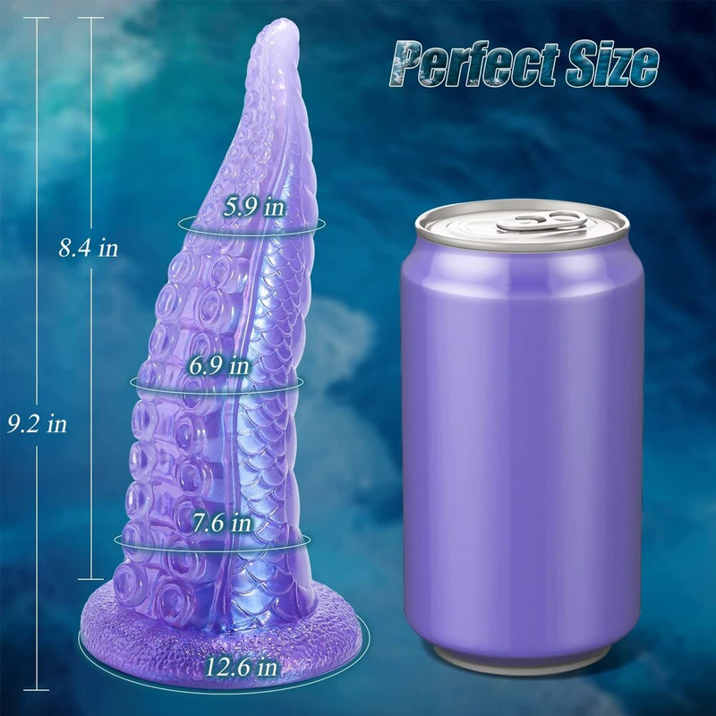 Enorme mostro lesbico anale dildo con ventosa tentacolo di polpo artificiale animale dildo giocattoli sessuali per donne adulte_voghion.com