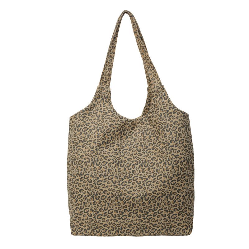 Borsa a tracolla grande e versatile da viaggio, con stampa leopardata, per donna, nuova e semplice, con personalità._voghion.com