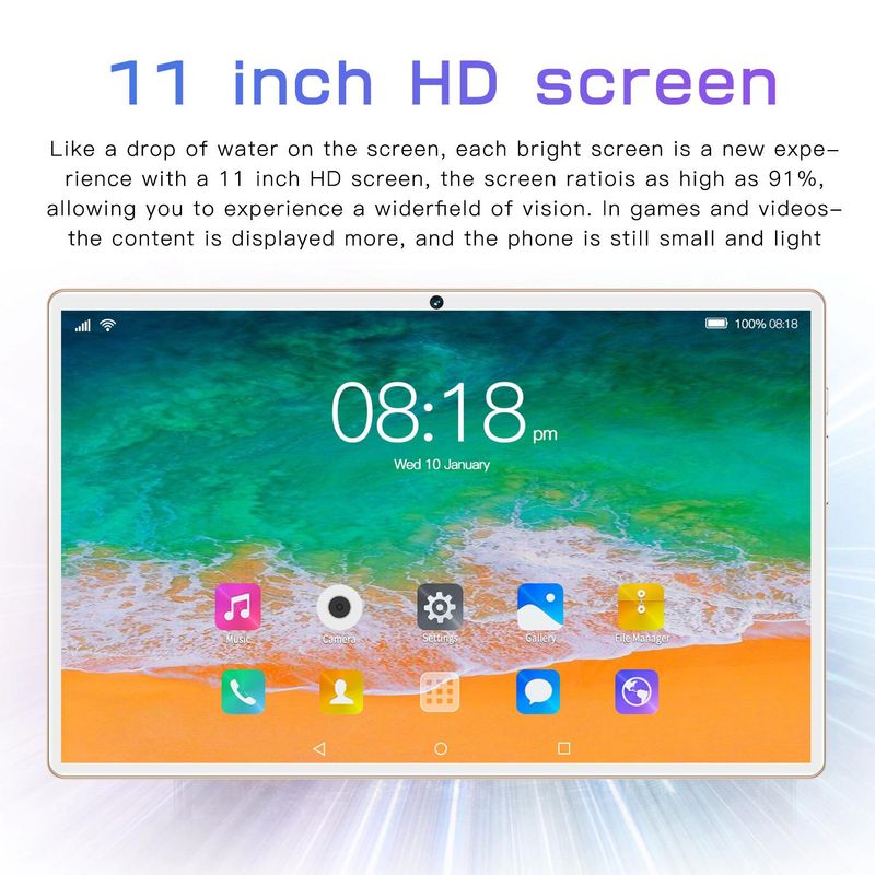 New High Definition 10.1 Inch Large Screen 5G Tablet 2 + 16 Android Low Price Tablet_voghion.com