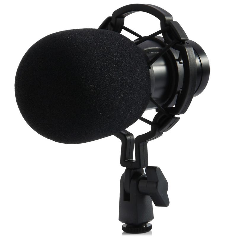 Microfone de computador BM 800 3,5 mm com fio condensador de som com montagem antichoque_voghion.com