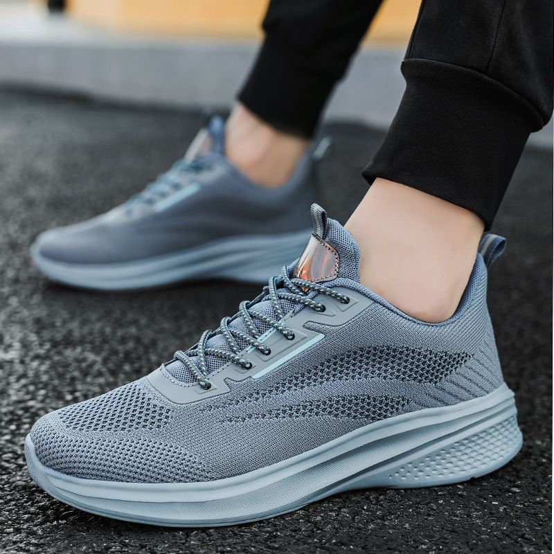 Sommer Heißer Verkauf Xiyin Ultra Licht Große Männer Casual Atmungsaktive Flyknit Schuhe_voghion.com
