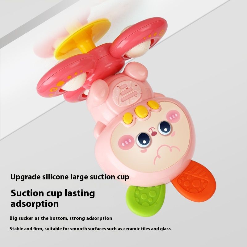 Suction Cup Rotating Fun Baby Table Toy Cartoon Children's Top 0-1 Year Old 2 Can Bite 6 Months Puzzle_voghion.com