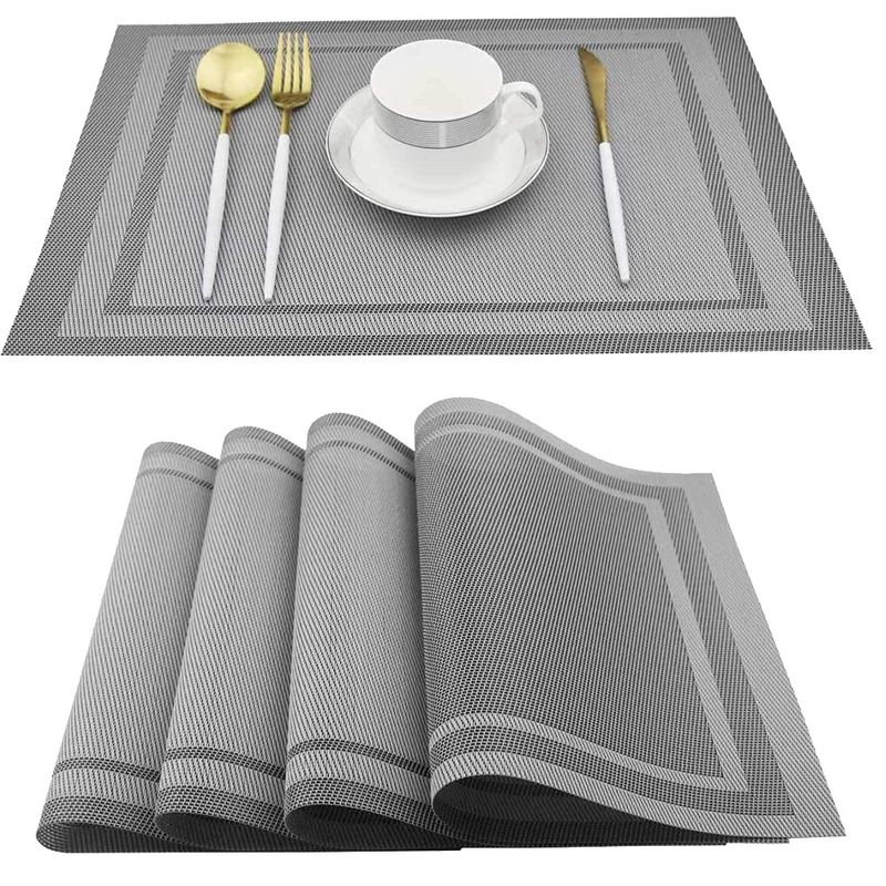 Tischsets für den Esstisch – wasserdicht und hitzebeständig für Tische und Teller (Elegantes, rutschfestes Design, 4er- oder 6er-Set, hochwertige Heimdekoration)_voghion.com