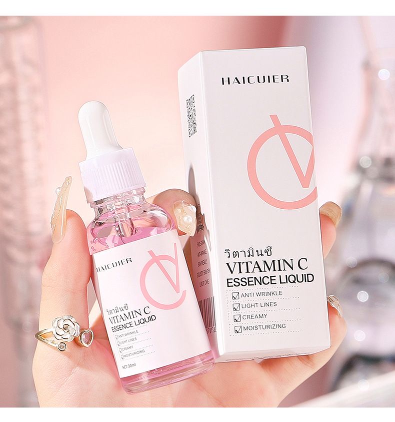 Serum Exclusive HAICUIER Vitamin C Essence Gentle Moisturizing And Repairing Essence Liquid_voghion.com