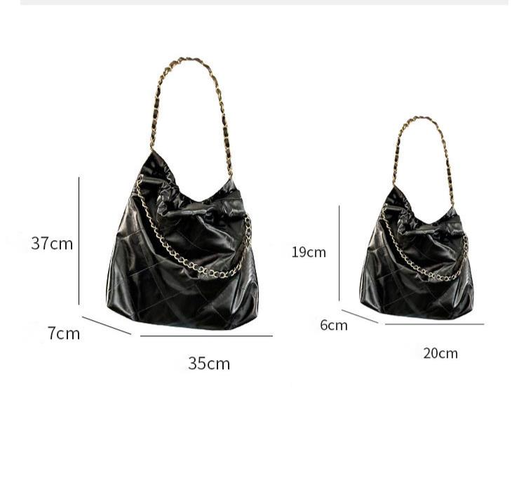 Travel Big Xiaoxiang Wind Wandering Large Capacity 22 Garbage Tote Lingge Chain Bag_voghion.com