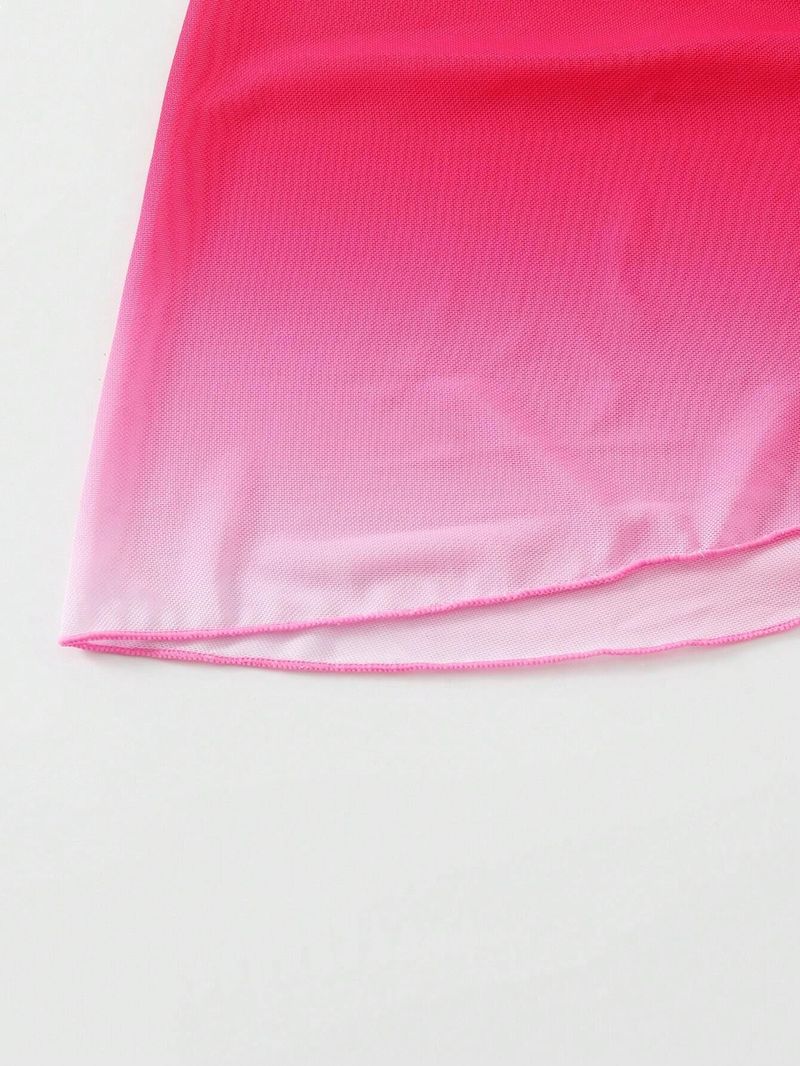 Vêtements pour femmes Nouveaux vacances Loisirs amples Vacances Bikini Tablier de plage Dégradé de couleurs Plusieurs couleurs_voghion.com
