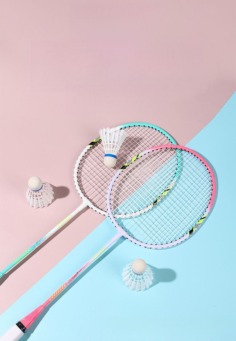 Kneel Mandarin Duck Set For Beginners Fitness Training Student Entry-Level Badminton Racket Durable_voghion.com