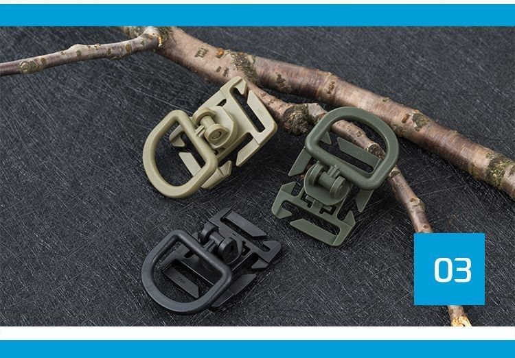 Outdoor Military Enthusiast Backpack Accessories With Rotatable D-buckle And D-type Hanging Buckle_voghion.com