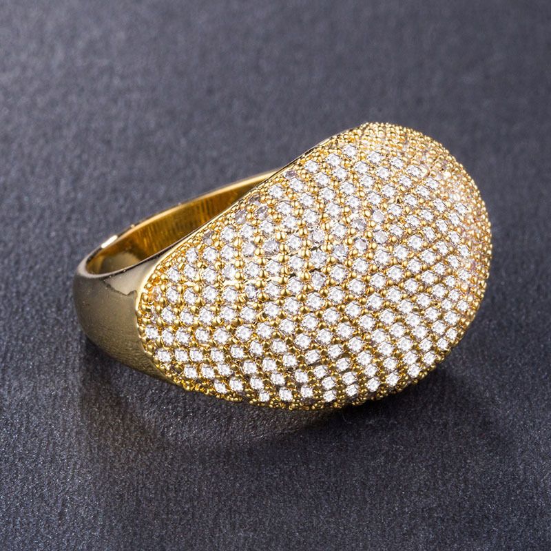 Klar til lager pige høj kvalitet store CZ bling ringe til kvinder bryllup forlovelses mode smykker_voghion.com
