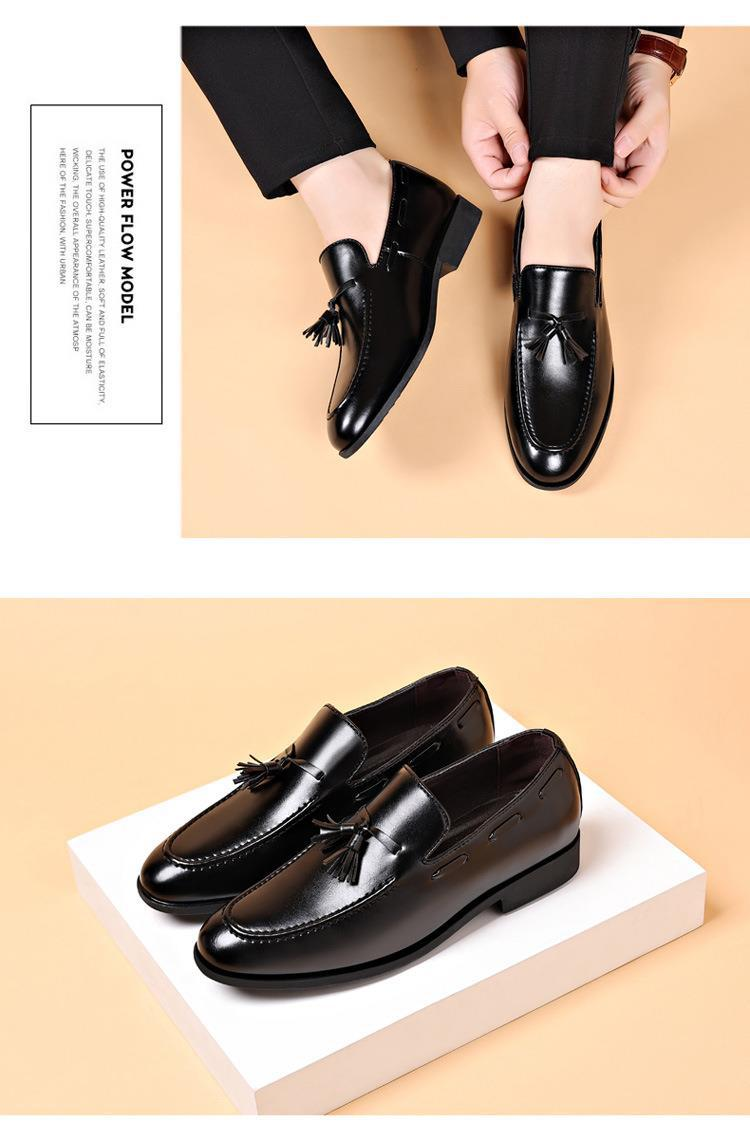 Neu Herren Casual Klassische Designer Emed Leder Marke Komfortable Business Kleid Schuhe Für Männer_voghion.com