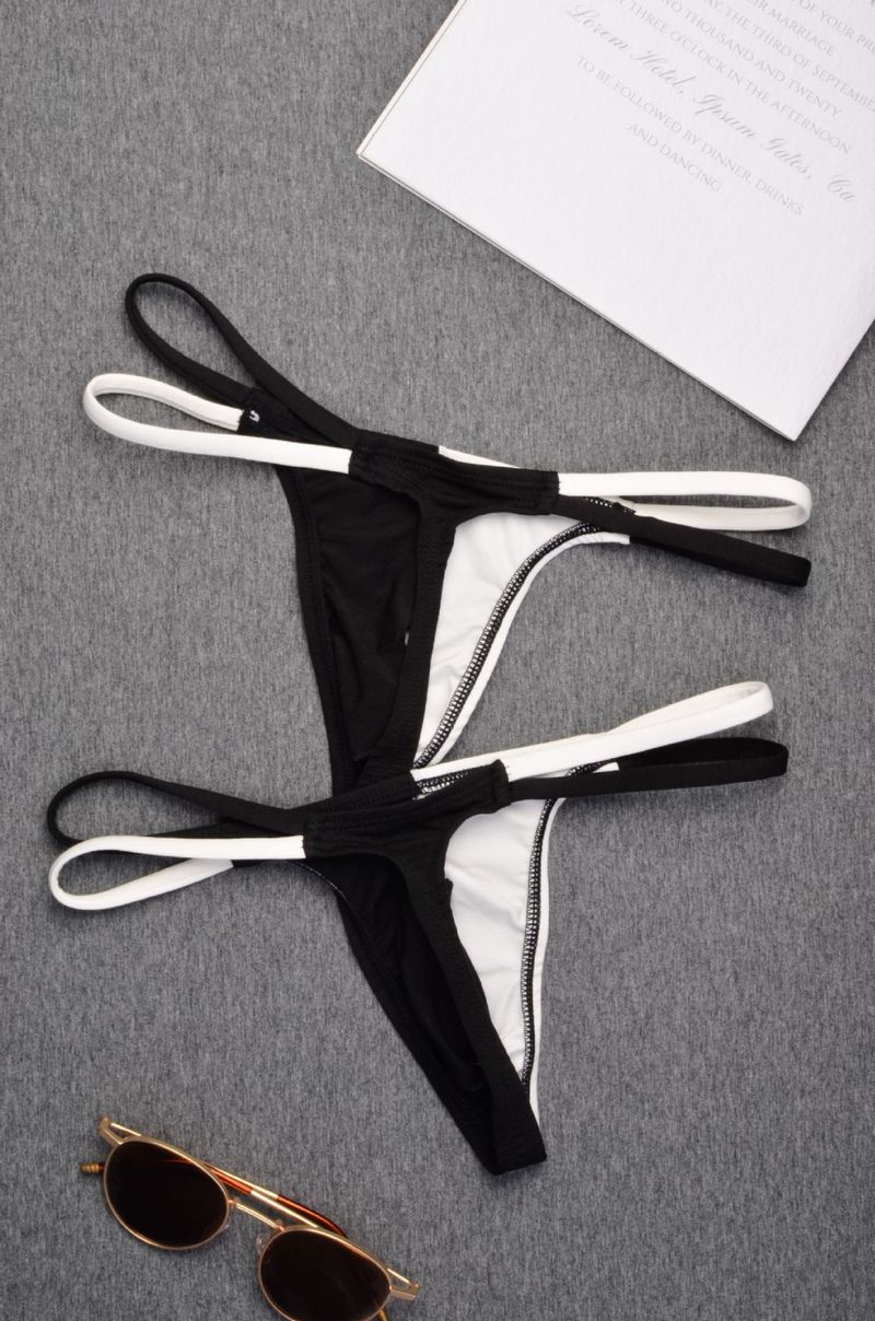 Herrenunterwäsche mit niedriger Taille, farblich passender dünner Baumwollgürtel, Sport, Laufen, nahtloser Tanga_voghion.com