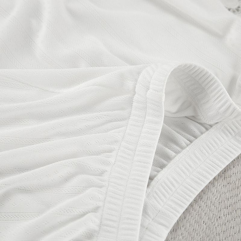 Women's Sleepwears Simple Casual Suspender Shorts Home Clothes Ladies New Knitted Comfortable Lace Up Pajamas_voghion.com