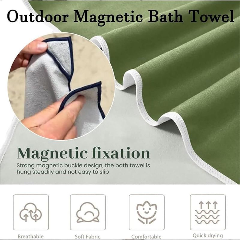 Swimming Towels Summer Outdoor Extra Large Magnetic Bath Towel With Strong Water Absorption Suitable For Beach Swimming Pool Gym Camping Etc._voghion.com