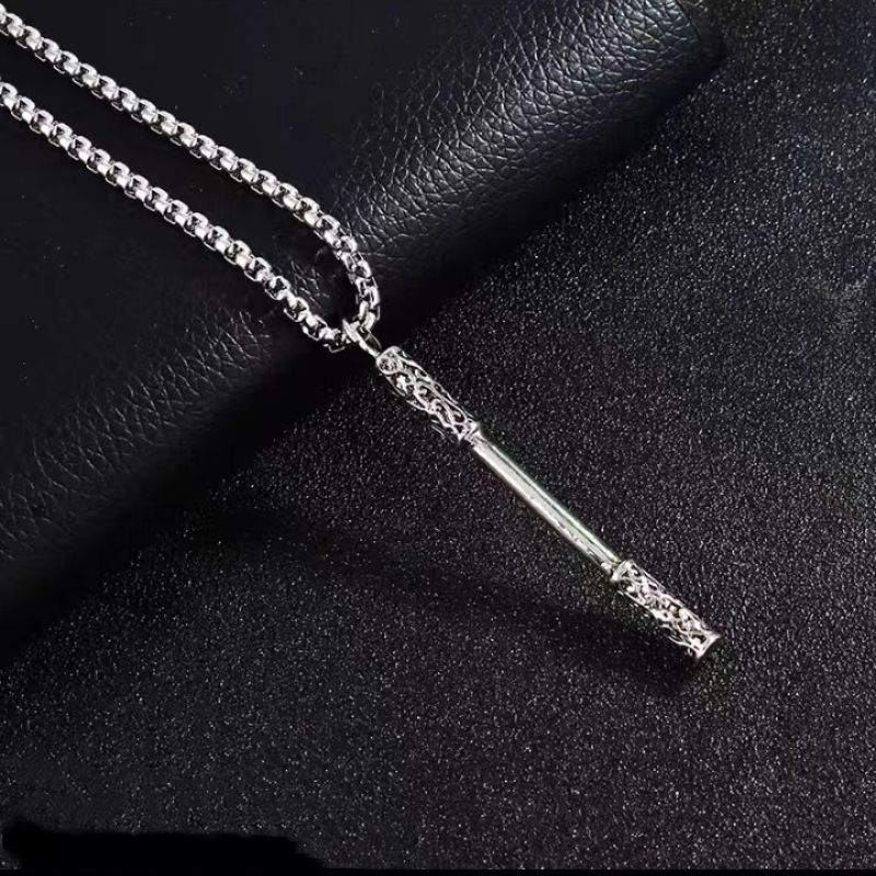 Collana con cerchio dorato Ruyi, ciondolo per coppia coreana, personalizzato, versatile, alla moda, per uomo, catena per clavicola, accessori_voghion.com