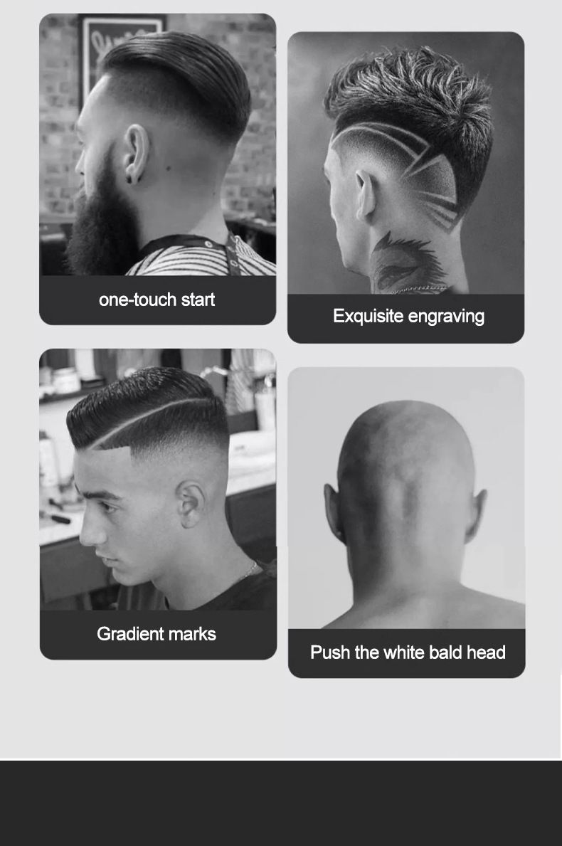 T9 Professional Hair Clipper – Ultra-Quiet (<36dB), Waterproof & Cordless For Bald Fades, Beard Trimming & Home Barbering (5 Configurations)_voghion.com
