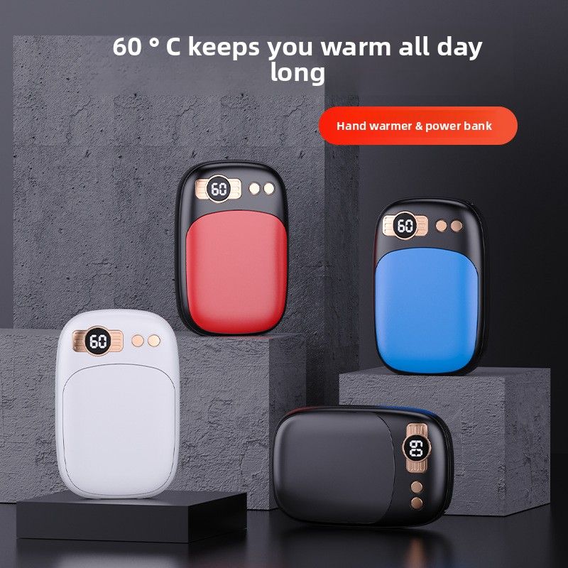Articoli di tendenza Scaldamani Power Bank 2 in 1 Riscaldamento bifacciale Grande capacità Inverno Caldo Neonato Antifreddo Ricaricabile_voghion.com