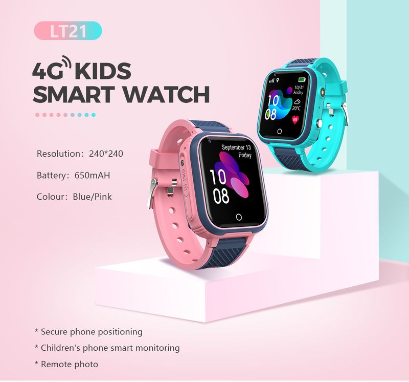 LT21 Global Edition 4G Smart Watch With Bluetooth, WiFi, GPS, Heart Rate Monitor, Waterproof, Compatible With IOS & Android_voghion.com