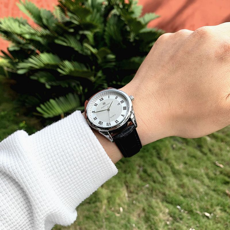 PABLO RAEZ High-value Brand Genuine Retro Trendy Men's Watch Genuine Leather Waterproof Calendar Student Watch_voghion.com