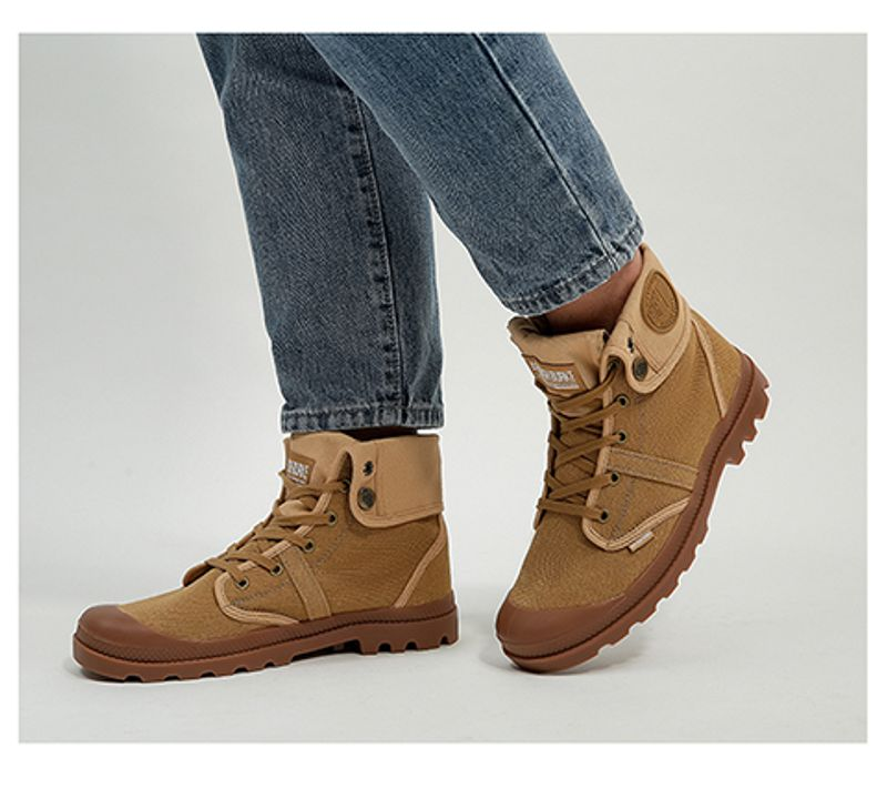 Arleigh Burke Schuhe Neue Top-Qualität Männer Schnürschuhe Männliche Segeltuchschuhe Knöchel Botas Cowboy Motorradstiefel Mode Militär_voghion.com
