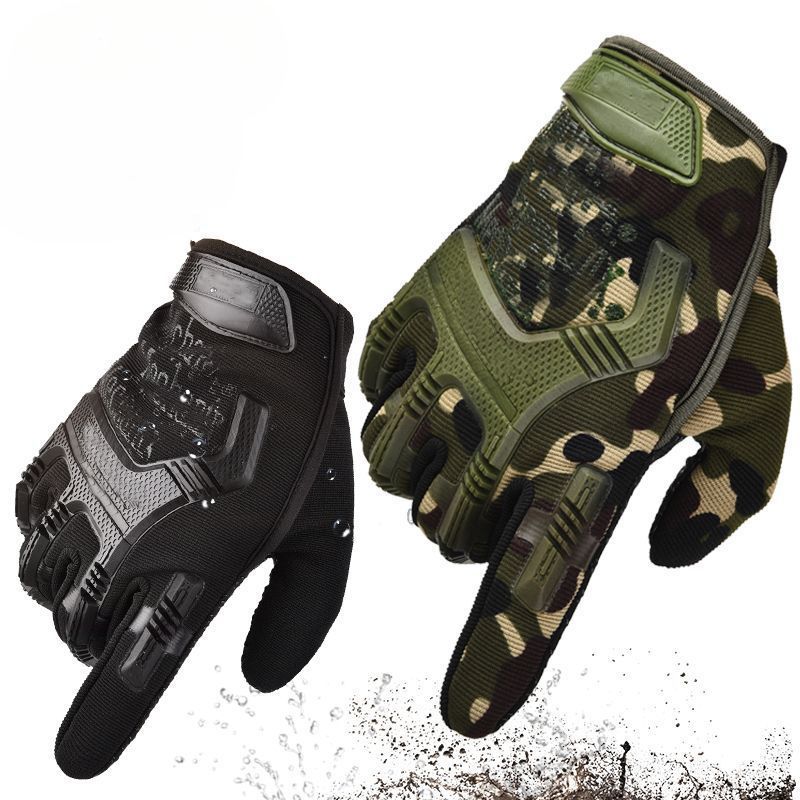 Gants tactiques SEAL Team à doigts longs pour hommes, protection sportive, respirants, antidérapants, résistants à l'usure, entraînement, cyclisme, escalade_voghion.com
