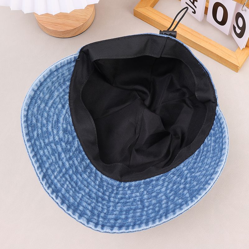 Fisherman Cap Hat Washed Cowboy Portable Wide Brim Sun Protection Hats Summer Quick-drying Visors Adjustable Drawstring_voghion.com