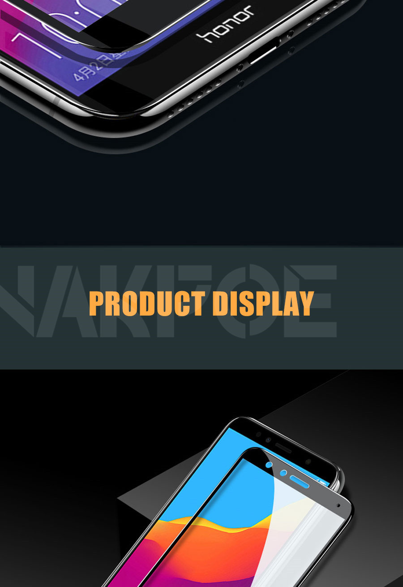 9D Beschermend Glas Voor Huawei Honor 7A 7C 7X 7S Volledige Cover Gehard Glas Honor 8X 8A 8C 8S 9X 9A 9C 9S Spelen Screen Protector_voghion.com