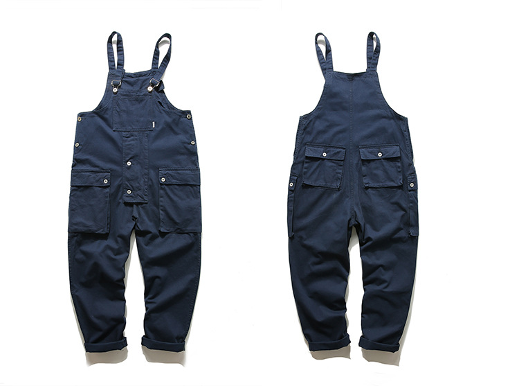 Casual overalls Cargobroeken voor heren Mode-overalls Losse bretels_voghion.com