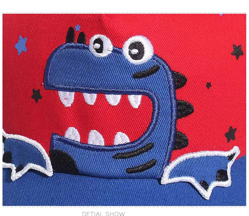 Berretti da baseball ricamati con squalo per bambini Ragazzo Ragazza Cappelli da sole in rete per bambini universali di alta qualità per bambini all'ombra_voghion.com