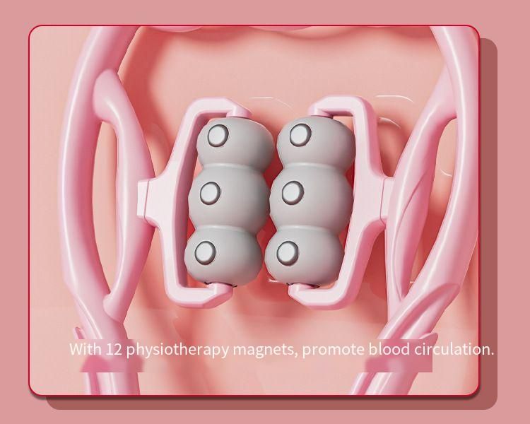Magnetic Therapy Manual Clamp Relaxing Device Multifunctional Home Roller Kneading Shoulder And Neck Massager_voghion.com