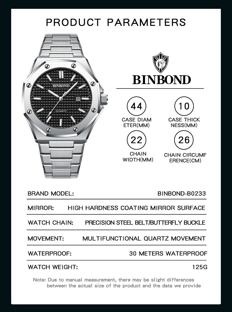 Herrenuhren, modische Herrenuhr, Legierungsarmband, achteckiges Shi-Ying-Uhrwerk mit dekorativem Schraubenring_voghion.com