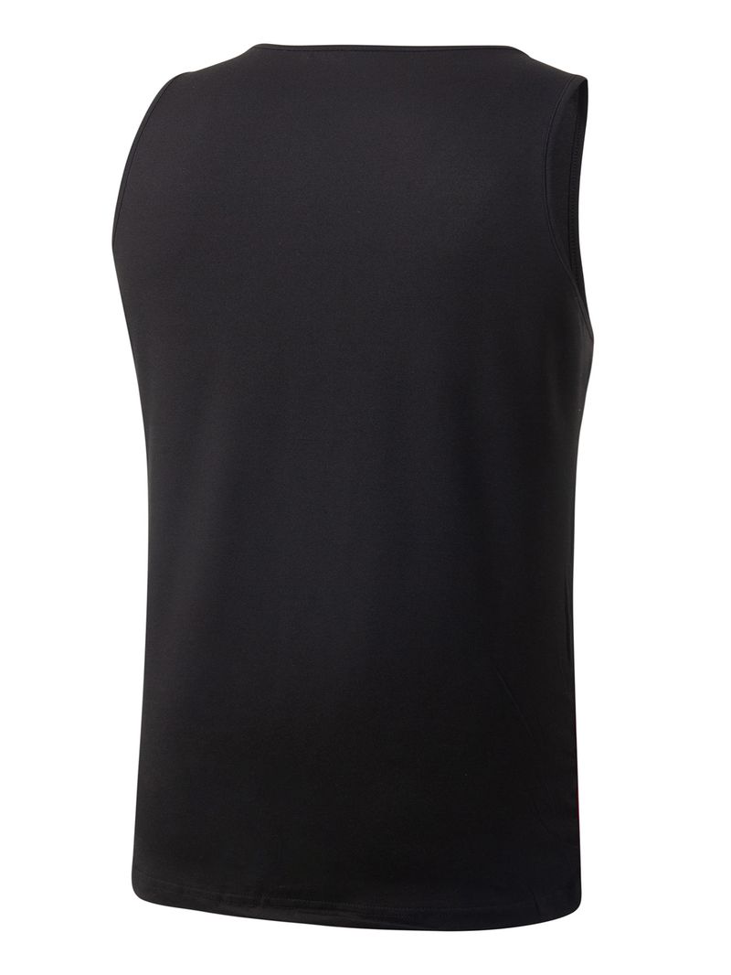 Chaleco deportivo holgado para hombre con costuras en contraste de colores para correr_voghion.com