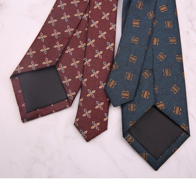 Tie Men's Formal Business Handmade 8CM Red Navy Trendy New Pattern Suit Store Accessories Wedding Groom Photography_voghion.com