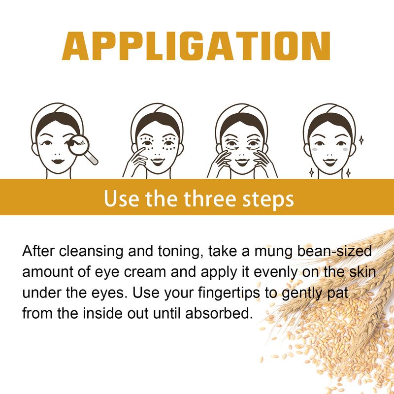 EELHOE Rice Original Serum Black Circle Bag Wrinkle Care Eye Moisturizing Cream_voghion.com