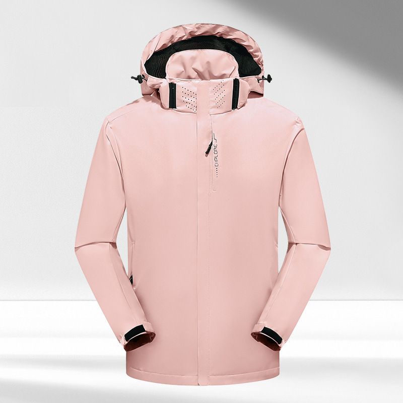 Giacca softshell per uomo e donna, primavera, autunno, sport invernali all'aria aperta, sottile giacca impermeabile antivento da alpinismo_voghion.com