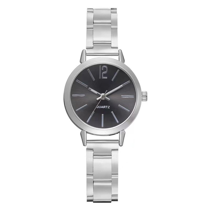 Heißer verkauf frauen dünne schmale riemen einfache business stahlband quarzuhr weibliche studentin prüfung uhr geschenk box_voghion.com